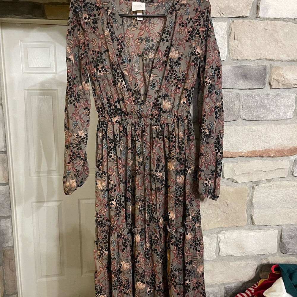 Floral Long Sleeve Dress
